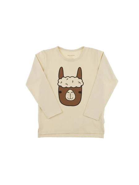 CAMISETA MANGA LARGA LLAMA FACE BEBÉ