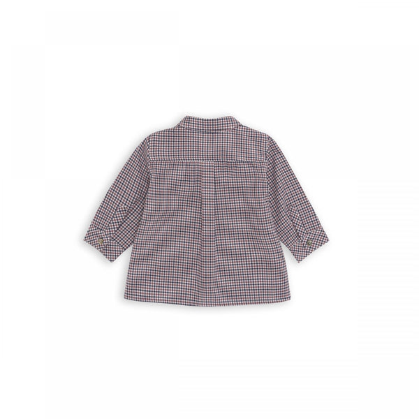 CAMISA CUADRITOS CON BOLSILLO BB