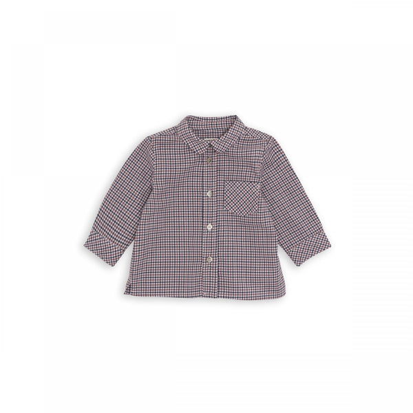 CAMISA CUADRITOS CON BOLSILLO BB