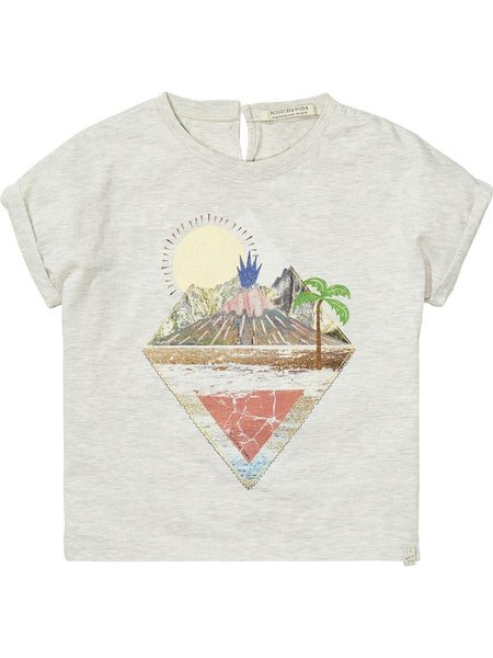 CAMISETA MANGA CORTA PRINT VOLCAN