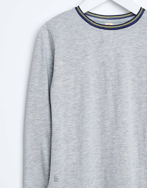 CAMISETA MANGA LARGA FLOXY GREY