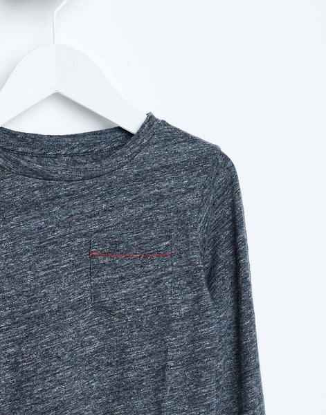 CAMISETA MANGA LARGA VIGORE BOLSILLO