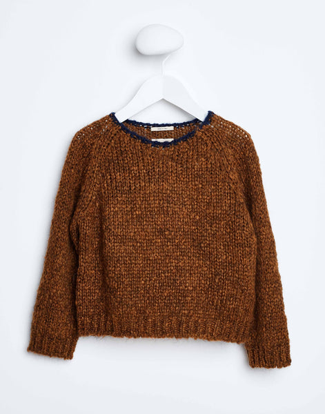 JERSEY PUNTO GRUESO CONTRASTE CUELLO