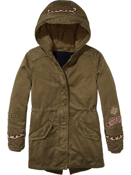 PARKA CON CHALECO LANA DESMONTABLE