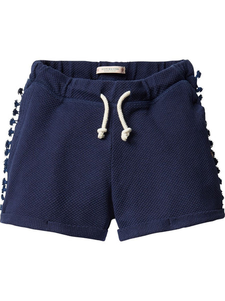 SHORT ALGODON LISO CON CORDON