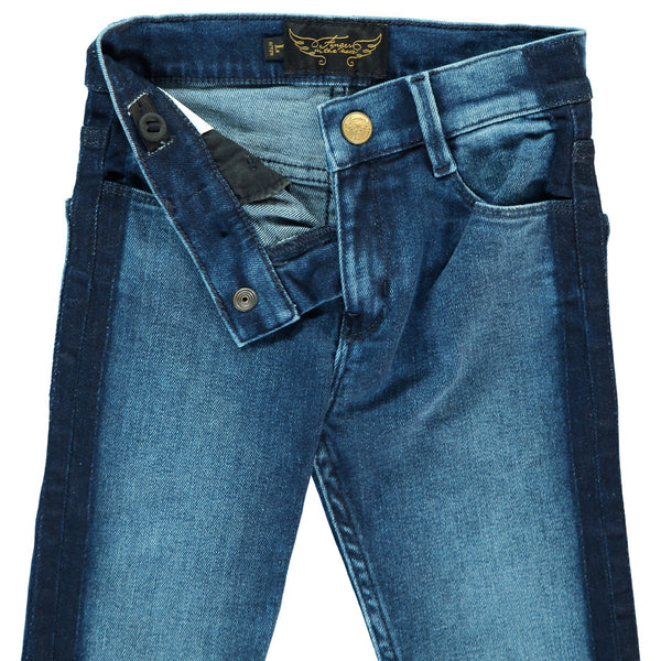 TEJANO TAMA BLUE DENIM SMOCKING