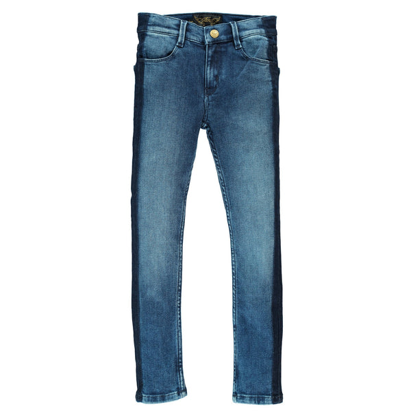 TEJANO TAMA BLUE DENIM SMOCKING