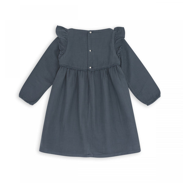 VESTIDO MANGA LARGA VOLANTITO