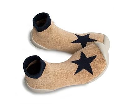 CALCETIN DORADO CON ESTRELLA