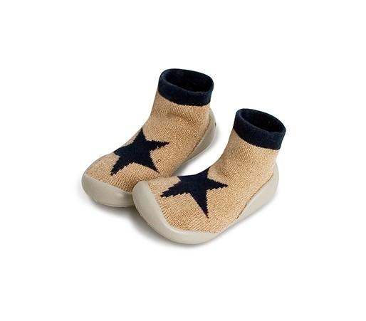 CALCETIN DORADO CON ESTRELLA